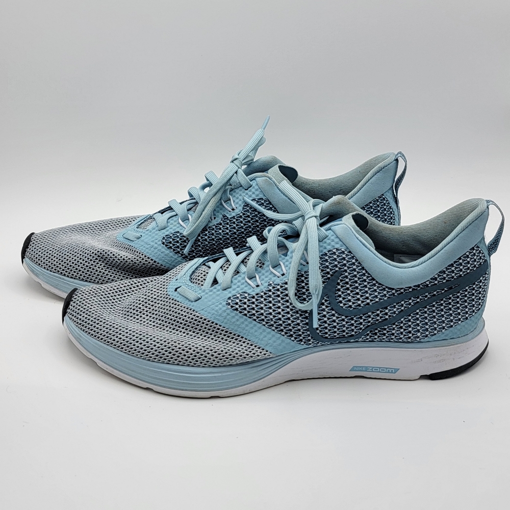 Nike Zoom Strike Women's Light Blue and Gray Athletic Shoes SIZE 11 #1548 - Picture 3 of 7